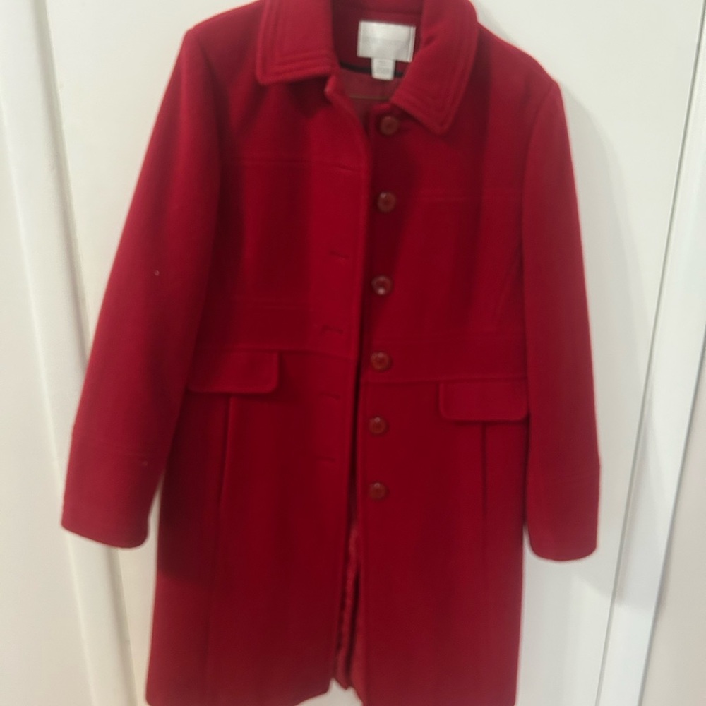 Worthington Vibrant Red Coat
